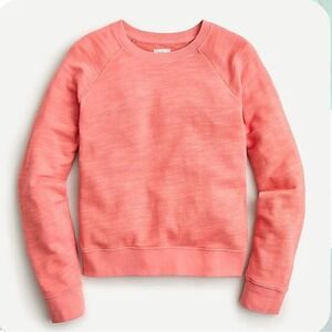 J.‎ Crew - Vintage cotton terry crewneck pullover - Sz Small - 100% Cotton -Pink